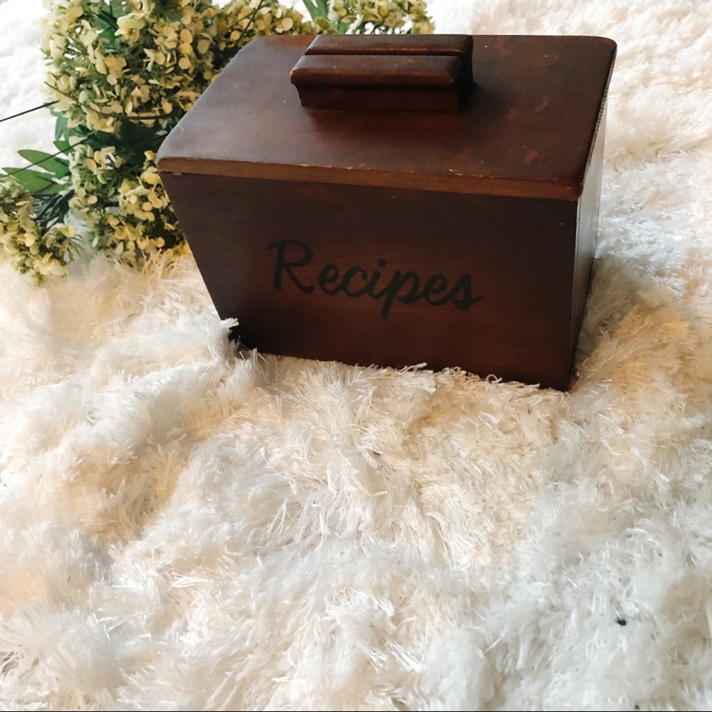 Vintage Recipe box